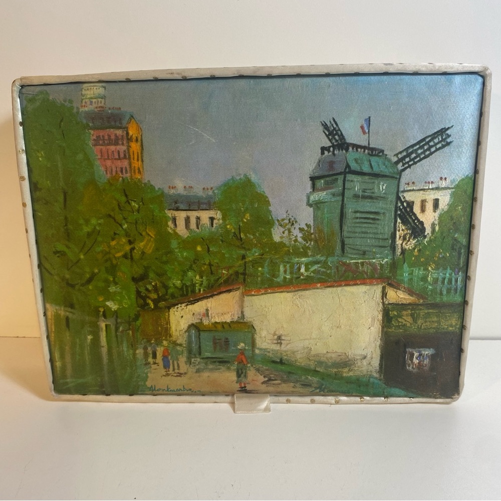 Vintage Hanes Advertising Hosiery Silk Box 8”x10”